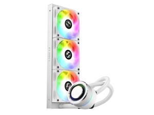 LIAN LI GALAHAD AIO 360 RGB WHITE, Triple 120mm Addressable RGB Fans AIO CPU Liquid Cooler LIAN LI GALAHAD AIO 360 RGB WHITE, Triple 120mm Addressable RGB Fans AIO CPU Liquid Cooler
