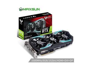 MAXSUN GeForce RTX 2060 iCraft 6GB 192-Bit GDDR6 12nm Graphics Cards PCI Express 3.0 x16 DP HDMI DVI HDCP Ready RGB Video Card MAXSUN GeForce RTX 2060 iCraft 6GB 192-Bit GDDR6 12nm Graphics Cards PCI Express 3.0 x16 DP HDMI DVI HDCP Ready RGB Video Card
