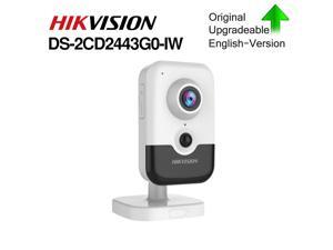 Hikvision Original DS-2CD2443G0-IW Wi-Fi Camera Video Surveillance 4MP IR Fixed Cube Wireless IP Camera Two-way Audio H.265+
