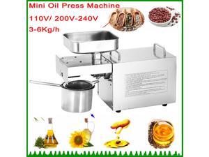 220V Heat And Cold Home Oil Press Machine Peanut, Cocoa Soy Bean Oil Press Machine High Oil Extraction Rate 220V Heat And Cold Home Oil Press Machine Peanut, Cocoa Soy Bean Oil Press Machine High Oil Extraction Rate