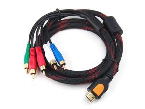 DIGIFLEX HDMI Male to 5 RCA RGB Audio Video AV Component Cable DIGIFLEX HDMI Male to 5 RCA RGB Audio Video AV Component Cable