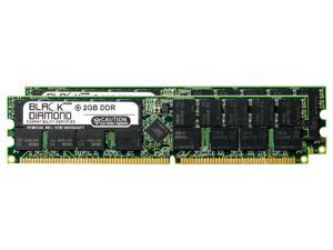 4GB 2X2GB Memory RAM for Sun Java Workstation W2100z DDR RDIMM 184pin PC3200 400MHz Black Diamond Memory Module Upgrade