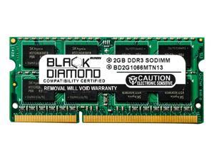 2GB Black Diamond Memory Module for Toshiba Qosmio X300-14F DDR3 SO-DIMM 204pin PC3-8500 1066MHz Upgrade
