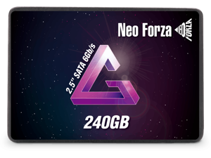 Neo Forza NFS10 2.5" 240GB SATA III SSD High Speed up to 520 MB/s Read, 440 MB/s Write Internal Solid State Drive