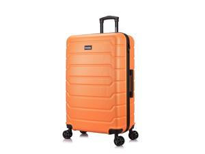 InUSA Hardside 28 Inch Large Luggage with Ergonomic Handles, Trend Collection Large Travel Suitcase with Spinner Wheels and Studs, Orange