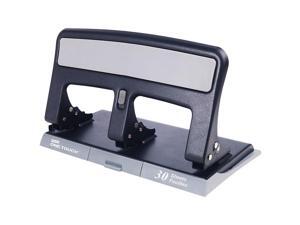 Staples One-Touch 26614 Heavy-Duty 3-Hole Punch 30-Sheet Capacity Black 884279 Staples One-Touch 26614 Heavy-Duty 3-Hole Punch 30-Sheet Capacity Black 884279