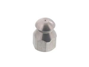 Erie Tools Button Nose 1/4" Drain Cleaning Nozzle 4.5 Orifice 5500 PSI Stainless Steel for Sewer Pipe Water Jetter Erie Tools Button Nose 1/4" Drain Cleaning Nozzle 4.5 Orifice 5500 PSI Stainless Steel for Sewer Pipe Water Jetter