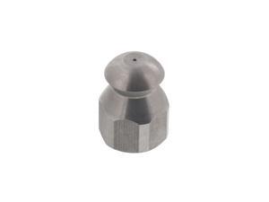 Erie Tools Button Nose 1/4" Drain Cleaning Nozzle 7.0 Orifice 5500 PSI Stainless Steel for Sewer Pipe Water Jetter Erie Tools Button Nose 1/4" Drain Cleaning Nozzle 7.0 Orifice 5500 PSI Stainless Steel for Sewer Pipe Water Jetter