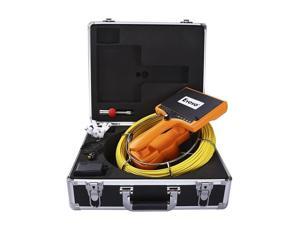 Eyoyo Handheld Pipeline Sewer Inspection Camera, Portable Drain Plumbing Wall Industrial Endoscope, Waterproof, 115ft.