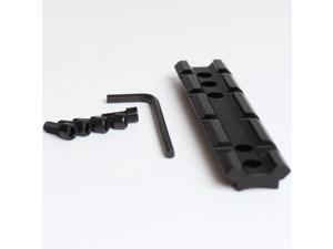 20mm Picatinny Curved Underside Lead Rail Weaver Mount Base Adapter 100mm Long Hunting Accessories