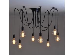 Cheerhuzz 10 Lights Edison Chandelier Ceiling Light Pendant Lamp with Remote Control Without Bulb L36 Cheerhuzz 10 Lights Edison Chandelier Ceiling Light Pendant Lamp with Remote Control Without Bulb L36