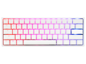 Ducky One 2 Mini Pure White - RGB LED 60% Double Shot PBT (Kailh BOX White) Mechanical Keyboard Ducky One 2 Mini Pure White - RGB LED 60% Double Shot PBT (Kailh BOX White) Mechanical Keyboard