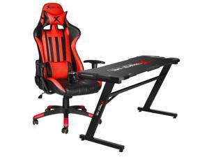 Xtrike Me - Ergonomic 42.5 '' Computer Desk and Adjustable Gaming Chair Se
