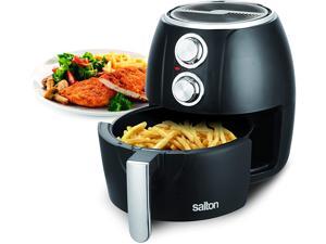 Salton Air Fryer, 3L Capacity with Overheat Protection and 30 Minute Timer, Black AF2071