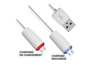 Elink EK-4073 USB to Micro USB LED Charging Cable Changing colour when Charged Elink EK-4073 USB to Micro USB LED Charging Cable Changing colour when Charged