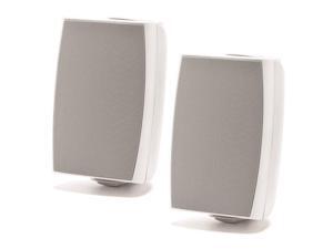Prologue AS-105W 5.25" 80W Outdoor-Indoor Speakers Pair 8 Ohms Or 70V With Wall Mounting Brackets White Prologue AS-105W 5.25" 80W Outdoor-Indoor Speakers Pair 8 Ohms Or 70V With Wall Mounting Brackets White