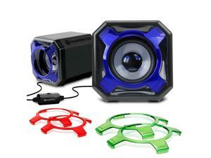 Gogroove Sonaverse GS3 USB Stereo Speakers Black GGSVGS3100BKEW Gogroove Sonaverse GS3 USB Stereo Speakers Black GGSVGS3100BKEW