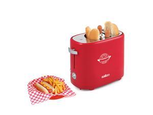 Salton HD1911 Hot Dog Toaster with 5 Levels of Cooking, Red Salton HD1911 Hot Dog Toaster with 5 Levels of Cooking, Red