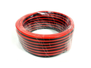 GlobalTone Fire Retardant Speaker Wire 16 AWG 50 ft Black & Red Jacket 16 Gauge CCA GlobalTone Fire Retardant Speaker Wire 16 AWG 50 ft Black & Red Jacket 16 Gauge CCA