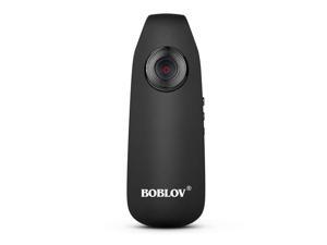 BOBLOV Mini Body Camera HD 1080P Body Cams , Audio Small Cameras with Back Clip
