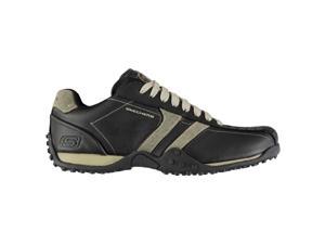 skechers piers sport mens trainers black