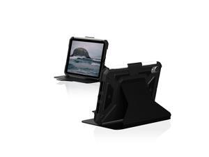 UAG iPad Mini Case [8.3-inch screen] (6th Gen, 2021) Rugged Heavy Duty Multi-Angle Viewing Folio Stand with Pencil Holder Metropolis Protective Cover, Black