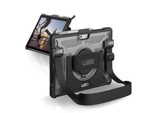 UAG Microsoft Surface Go 3/ Surface Go 2 / Surface Go [10.5-inch Screen] with Hand Strap & Shoulder Strap Plasma Feather-Light Rugged [Ice] Military Drop Tested Case