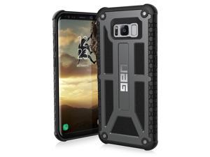 UAG Samsung Galaxy S8+ [6.2-inch screen] Monarch Feather-Light Rugged [GRAPHITE] Military Drop Tested Phone Case