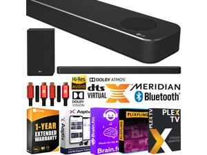 LG SN8YG Sound Bar w/ Meridian, Dolby Atmos, DTS:X 3.1.2ch Surround Sound Bundle LG SN8YG Sound Bar w/ Meridian, Dolby Atmos, DTS:X 3.1.2ch Surround Sound Bundle