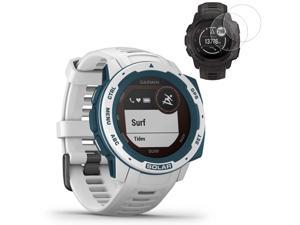 Garmin Instinct Solar GPS Smartwatch Surf Edition (010-02293-18) w/ 2x Screen Protector