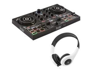 Hercules DJControl Inpulse 200 2-Channel DJ Controller for DJUCED w/ Bytech Headphones