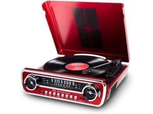 Ion Audio Mustang LP 4-in-1 Classic Car-Styles Music Center (Red) - (MUSTANGLPRED) Ion Audio Mustang LP 4-in-1 Classic Car-Styles Music Center (Red) - (MUSTANGLPRED)