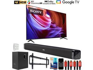 Sony 65 X85K 4K HDR LED TV wSmart Google TV 2022 with Deco Gear Home Theater Bundle