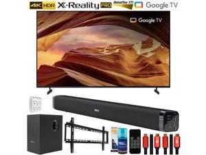 Sony X77L 85 Inch 4K HDR LED Smart TV 2023 with Deco Gear Home Theater Bundle