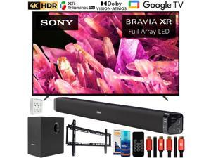 Sony Bravia XR 65 X90K 4K HDR LED Smart TV 2022 with Deco Gear Home Theater Bundle
