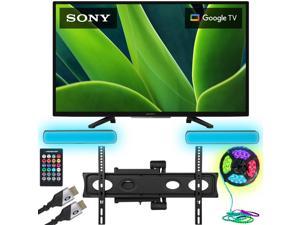 Sony 32 inch W830K LED HDR TV with Google TV  Monster TV Wall Mounting Bundle
