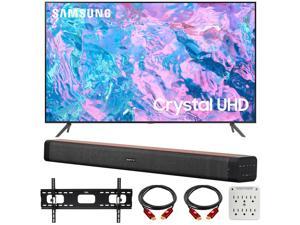 Samsung 58 Crystal UHD 4K Smart TV w Deco Home 60W Soundbar Bundle 2023 Model