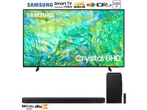 Samsung UN55CU8000 55 Crystal UHD 4K Smart TV 2023 w Qseries 712 Ch Soundbar