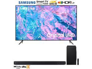Samsung UN58CU7000 58 Crystal UHD 4K Smart TV 2023 w Qseries 712 Ch Soundbar