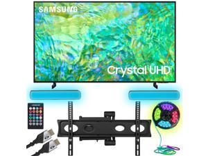 Samsung UN55CU8000 55 Crystal UHD 4K Smart TV 2023 w Monster TV Wall Mount Kit