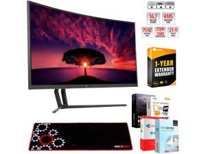 Deco Gear View 35-inch Curved Ultrawide LED HD Gaming Monitor Bundle with Large Extended Mouse Pad, Software Editing Suite 18 and 1-Year Warranty Extension Deco Gear View 35-inch Curved Ultrawide LED HD Gaming Monitor Bundle with Large Extended Mouse Pad, Software Editing Suite 18 and 1-Year Warranty Extension