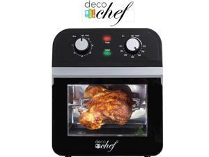Deco Chef XL 12.7 QT Oil Free Air Fryer Multi-Function High Capacity Countertop Convection Oven, Toaster, Dehydrator, Rotisserie All-in-One Healthy Kitchen Oven Instructional Cook Book Included Deco Chef XL 12.7 QT Oil Free Air Fryer Multi-Function High Capacity Countertop Convection Oven, Toaster, Dehydrator, Rotisserie All-in-One Healthy Kitchen Oven Instructional Cook Book Included