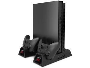 Deco Gear 3-in-1 Xbox Vertical Stand Cooling Fan with Dual Controller Charging Station for Xbox One S Deco Gear 3-in-1 Xbox Vertical Stand Cooling Fan with Dual Controller Charging Station for Xbox One S