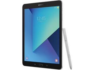 SAMSUNG Galaxy Tab S3 SM-T820NZSAXAR Qualcomm APQ8096 (2.15GHz) 4GB Memory 32GB Flash Storage 9.7" 2048 x 1536 Tablet with S Pen Android 7.0 (Nougat) Silver