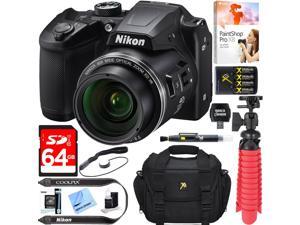 Nikon COOLPIX B500 16MP 40x Optical Zoom Wi-Fi Digital Camera (Black) + 64GB Bundle Nikon COOLPIX B500 16MP 40x Optical Zoom Wi-Fi Digital Camera (Black) + 64GB Bundle