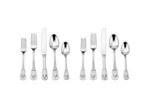 2-Pack of 20-Piece Flatware Set, French Rooster (CFE-01-FR20)
