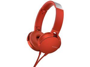 Sony MDRXB550AP/R - EXTRA BASS, On-ear, Wired Headphone - Red Sony MDRXB550AP/R - EXTRA BASS, On-ear, Wired Headphone - Red