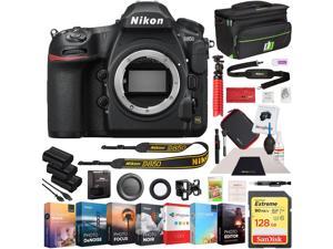 Nikon D850 Digital SLR 45.7MP 4K FX Camera Body Deco Gear Case 2x Battery Editing Kit