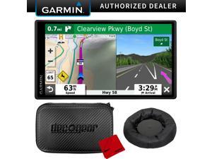 Garmin DriveSmart 55 & Traffic 5.5" Display GPS Navigator with Case and Mount Bundle