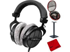 BeyerDynamic DT-990-Pro-250 Professional Open Headphones 250 Ohms + Case Bundle